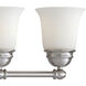 Bella 5 Light 31 inch Brushed Nickel Vanity Light Wall Light
