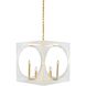 Canada 8 Light 20 inch Gold Chandelier Ceiling Light