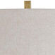 Armitage 31 inch 150 watt Gold and White and Cream Table Lamp Portable Light