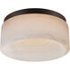 Kelly Wearstler Otto LED 8 inch Bronze Flush Mount Ceiling Light, Small