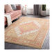 Zeus 69 X 45 inch Rose/Mauve/Ivory/Tan/Light Gray/White Rugs, Wool