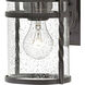 Casa Outdoor Wall Mount Lantern in Clear, Small