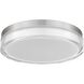 Sunspot LED 12 inch Brushed Stainless Steel Outdoor Flush Mount