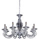Metropolitan Family Collection 8 Light 28.75 inch Chrome Chandelier Ceiling Light