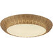 Alora Mood Merida 3 Light 20.75 inch Rattan Flush Mount Ceiling Light