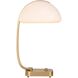 Bend The Rules 19.5 inch 60 watt Antique Brass Desk Lamp Portable Light
