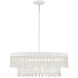 Stella 6 Light 26 inch Bisque White Pendant Ceiling Light