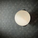 Vino Wall Sconce Wall Light in Dark Bronze, White Etched Alabaster Glass