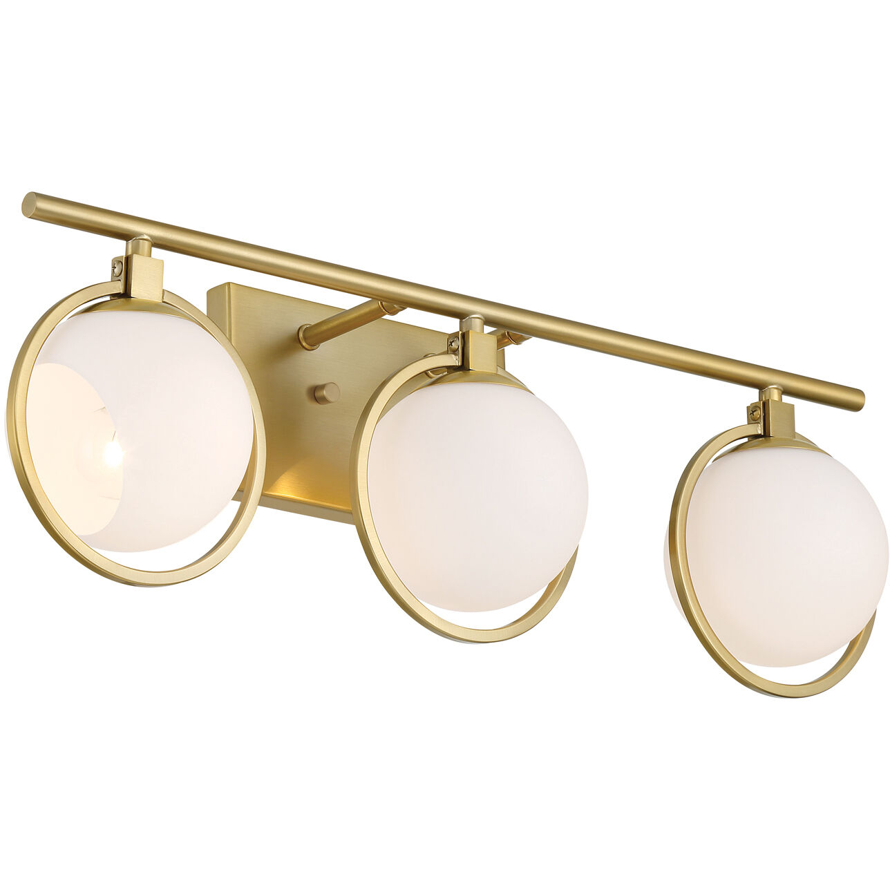 Teatro 3 Light 23.75 inch Brushed Gold Vanity Light Wall Light