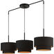 Sentosa 3 Light 49 inch Black Linear Chandelier Ceiling Light, Large