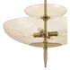 Fiorello 4 Light 21 inch Brushed Gold Convertible Pendant Ceiling Light