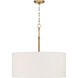 Molvene 3 Light 24 inch Legacy Brass Pendant Ceiling Light