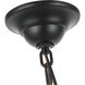 Maine 6 Light 26 inch Black Chandelier Ceiling Light