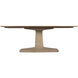 Travis 84 X 44 inch Washed Walnut Dining Table
