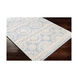 Scott 90 X 60 inch Denim/Ivory Rugs