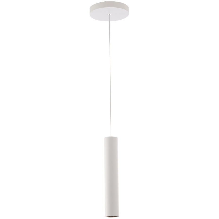 WAC Lighting Silo 1 Light 120-277 VAC White/White Track Pendant Ceiling Light PD-2020-930-WT/WT - Open Box