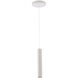 WAC Lighting Silo 1 Light 120-277 VAC White/White Track Pendant Ceiling Light PD-2020-930-WT/WT - Open Box