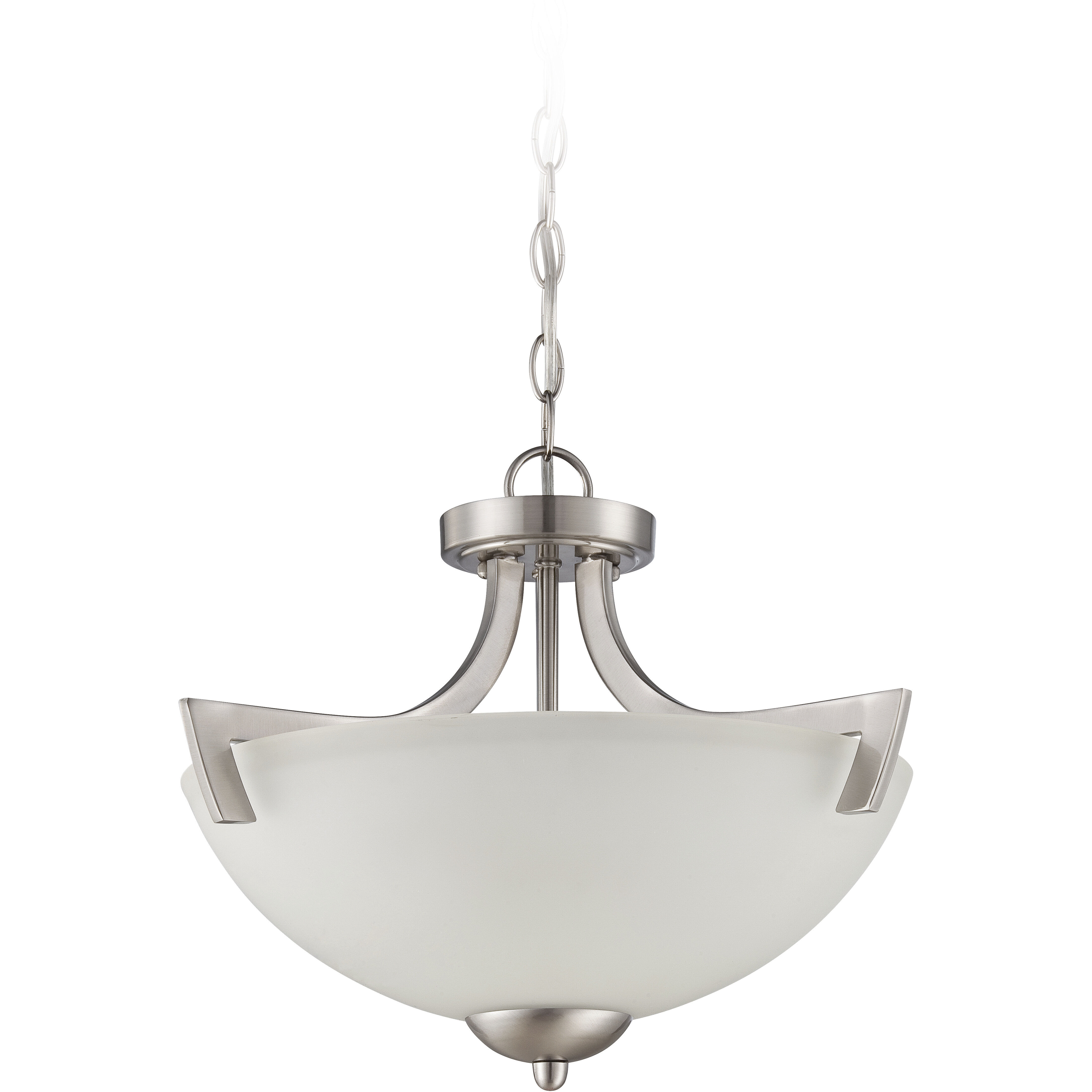 Almeda 3 Light 18.00 inch Semi-Flush Mount