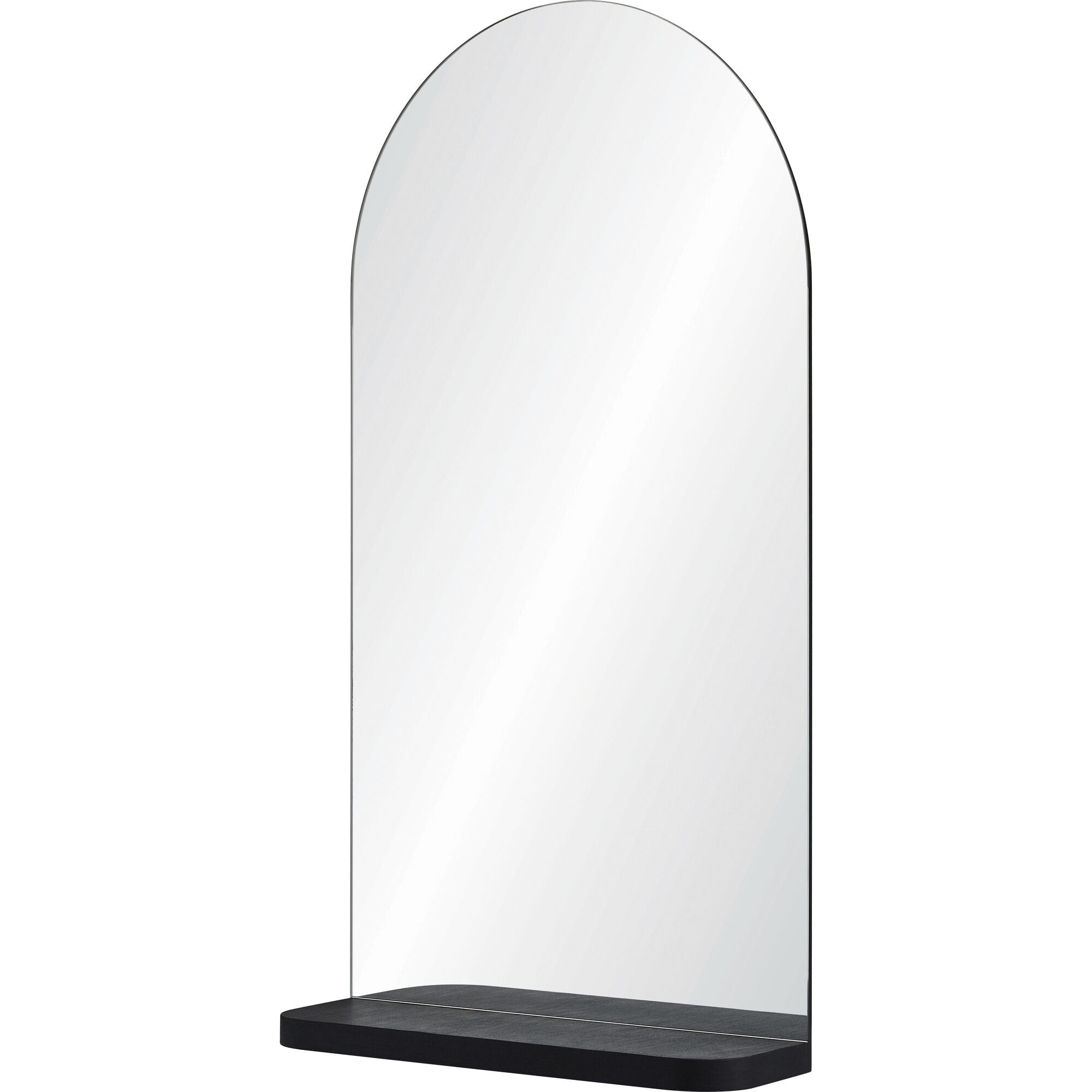 Lucila 36 X 20 inch Black Wall Mirror