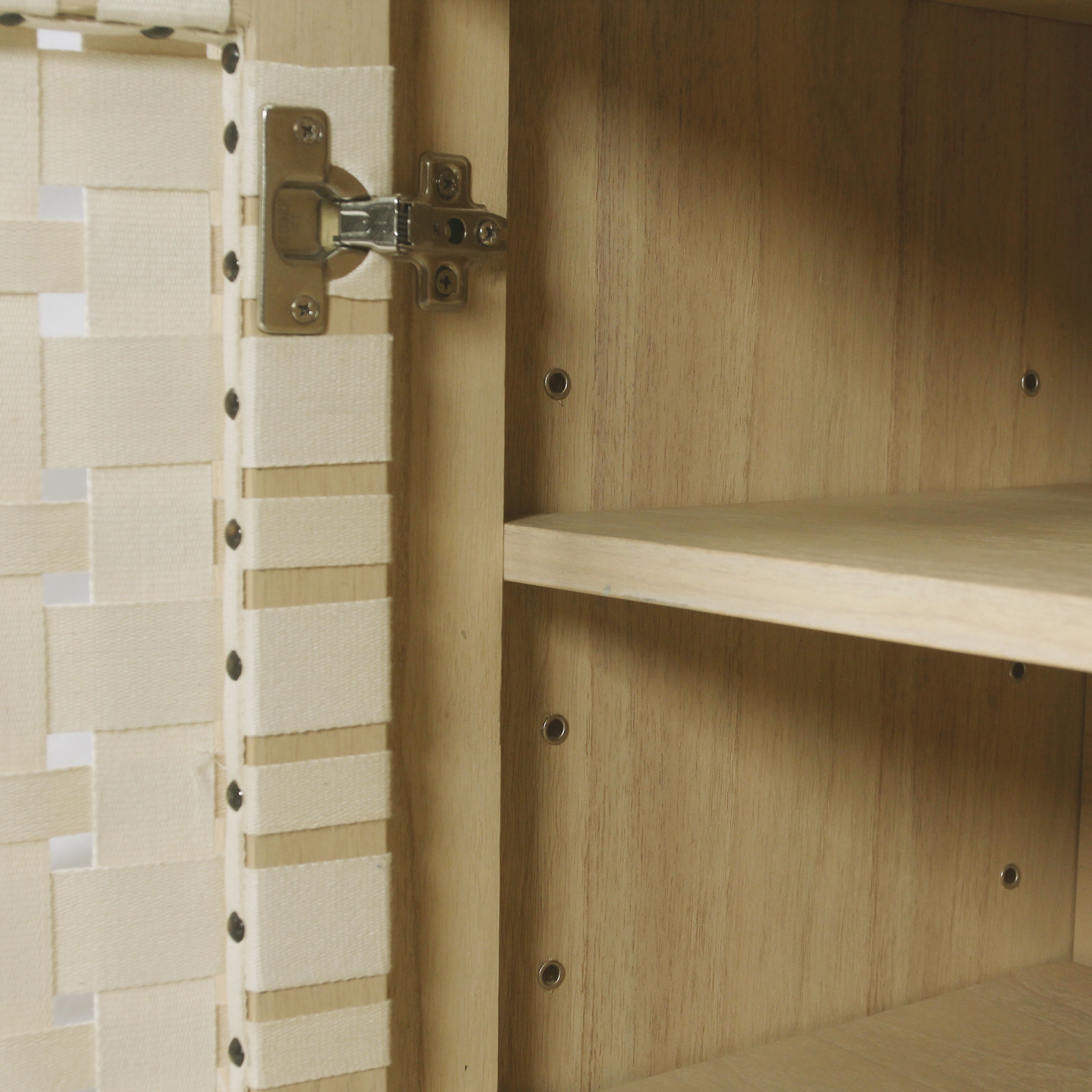 Sunset Harbor Sandy Cove with Beige and Black Credenza