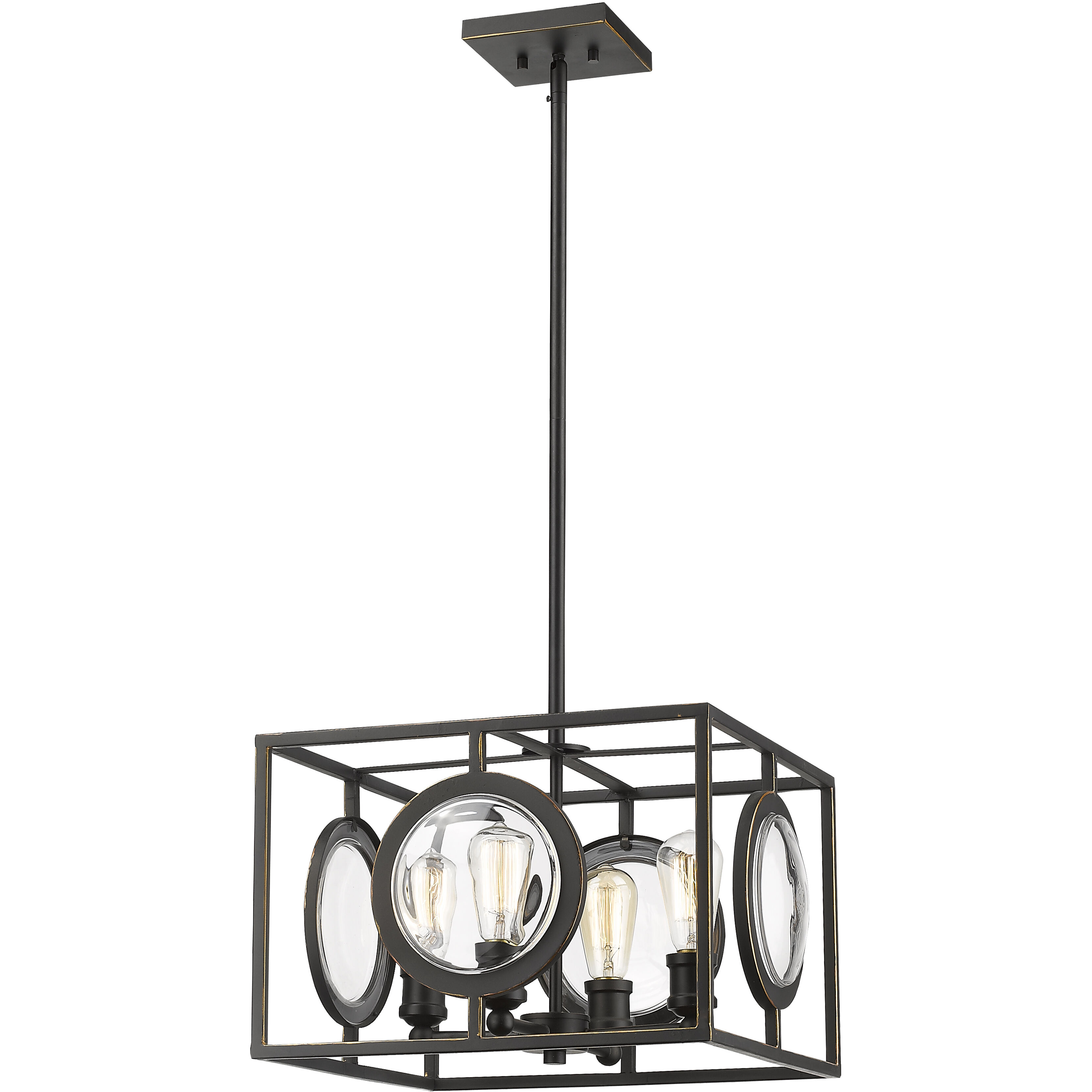 Port 4 Light 17.75 inch Pendant
