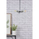 Reyes 3 Light 7.5 inch Chrome Pendant Ceiling Light