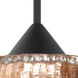 Nico 4 1 Light Black Cord Pendant Ceiling Light