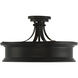 Watkins 3 Light 16 inch Classic Bronze Semi-Flush Ceiling Light, Essentials