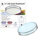 EnviroLite LED 12 inch Brushed Nickel Smart Flush Mount Ceiling Light
