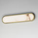 Plinth LED 5.25 inch Natural Aged Brass ADA Wall Sconce Wall Light