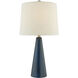 Pillan 24.25 inch 100.00 watt Blue Table Lamp Portable Light