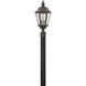 Estate Series Edgewater 3 Light 21.25 inch Oil Rubbed Bronze Outdoor Post Mount Lantern in Non-LED
