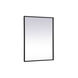 Pier 40 X 24 inch Black LED Mirror