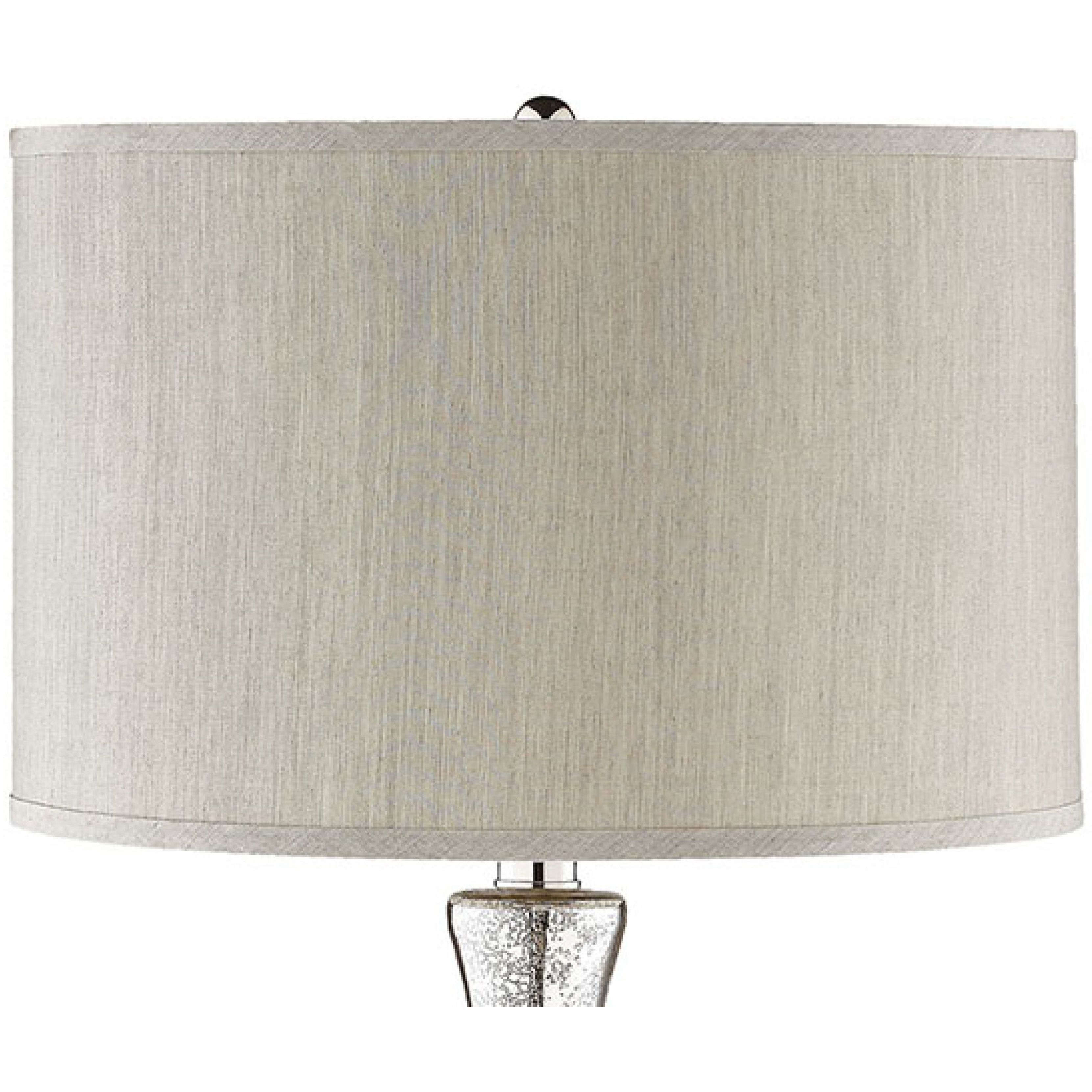 Linore 28 inch 150 watt Antique Mercury with Chrome Table Lamp Portable Light