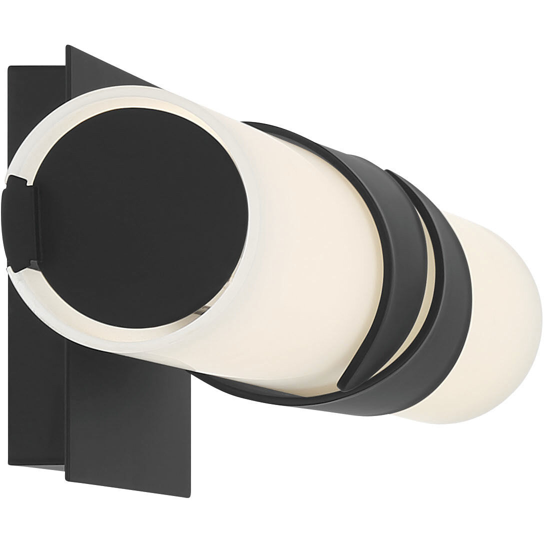Grafton LED 24 inch Dark Matte Black Vanity Light Wall Light