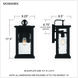 Moira 1 Light 18 inch Earth Black Outdoor Wall Lantern, Large