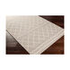 Sinop 90 X 60 inch Medium Gray/Cream Rugs