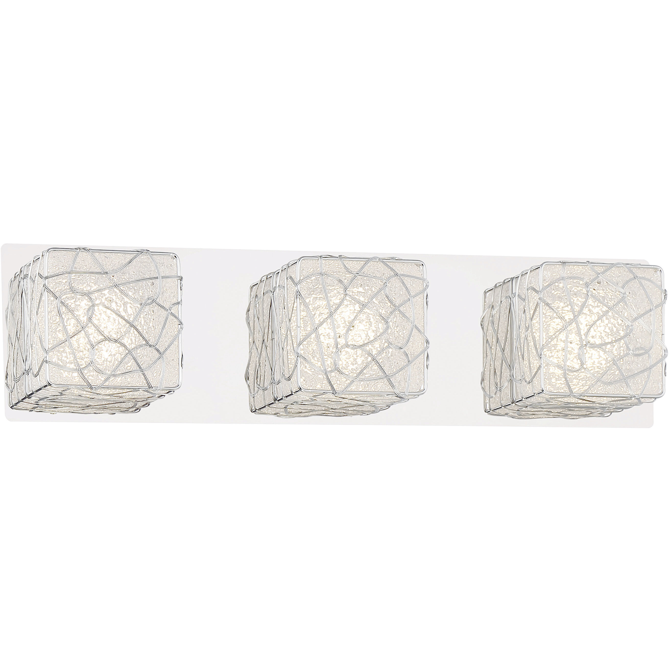 Livewire LED 20.08 inch Chrome Bath Vanity Light Wall Light