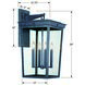Belmont 4 Light 26 inch Graphite Outdoor Sconce