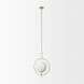 Farrah 11.81 inch Gold Pendant Light Ceiling Light