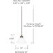 Samuel 1 Light 10 inch Matte Nickel Pendant Ceiling Light in 10in