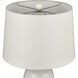 Peli 29 inch 150 watt White Table Lamp Portable Light