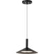 Corrine LED 9.88 inch Matte Black Pendant Ceiling Light