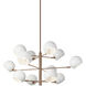 Orb 12 Light 41.13 inch Matte White Pendant Ceiling Light
