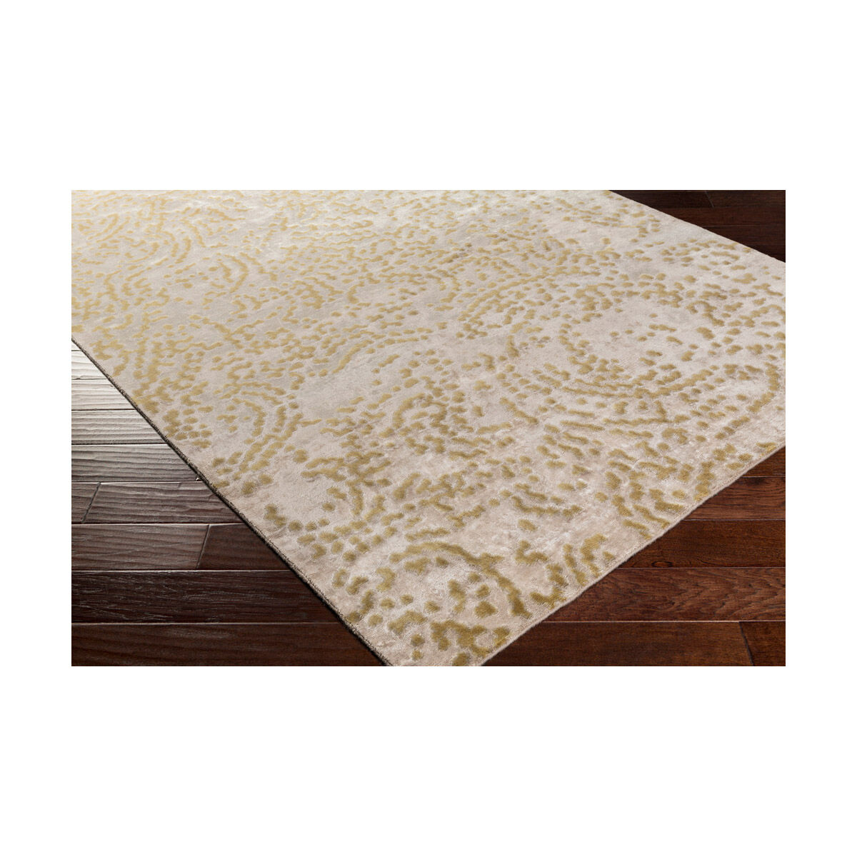 Shibui 132 X 96 inch Taupe/Tan/Light Gray Rugs, Semi-Worsted New Zealand Wool and Viscose