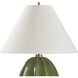 Renna 25.5 inch 150.00 watt Moss Green Glaze Table Lamp Portable Light