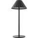 Giada 12.6 inch 3.50 watt Matte Black Table Lamp Portable Light