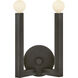 Ezra 2 Light 7.5 inch Black Oxide ADA Sconce Wall Light