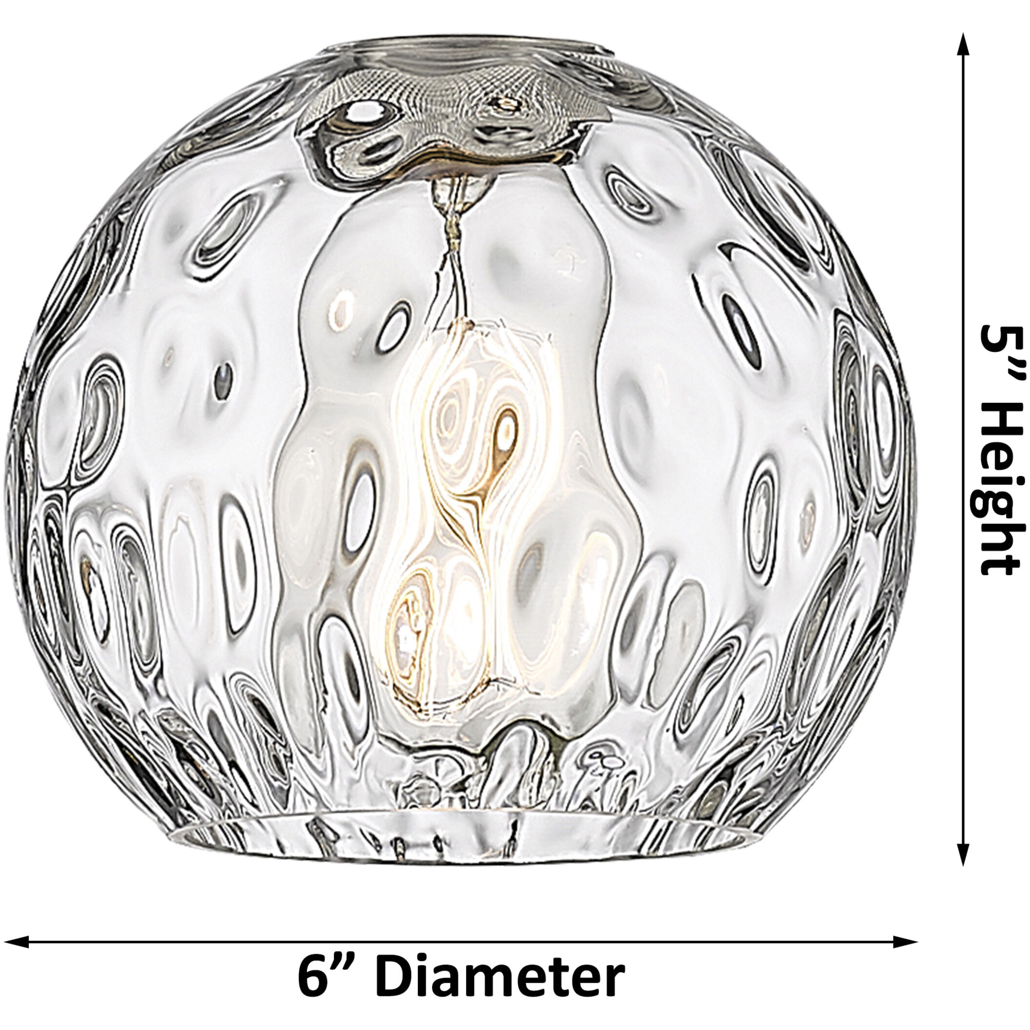 Athens Water Glass 5 Light 23.88 inch Satin Nickel Chandelier Ceiling Light