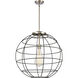 Lake Placid 1 Light 22 inch Satin Nickel Pendant Ceiling Light